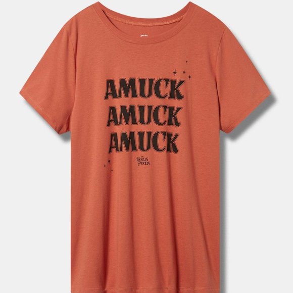 ❤️NWT VINTAGE TORRID TEE - HOCUS POCUS AMUCK - DISNEY SANDERSON SISTERS TOP 2X - Picture 7 of 9